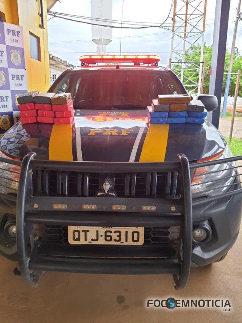 PRF APREENDE MAIS DE 23 QUILOS DE COCA&Iacute;NA NA BR - 364 QUE VIRIA PARA ARIQUEMES, VEJA AS FOTOS