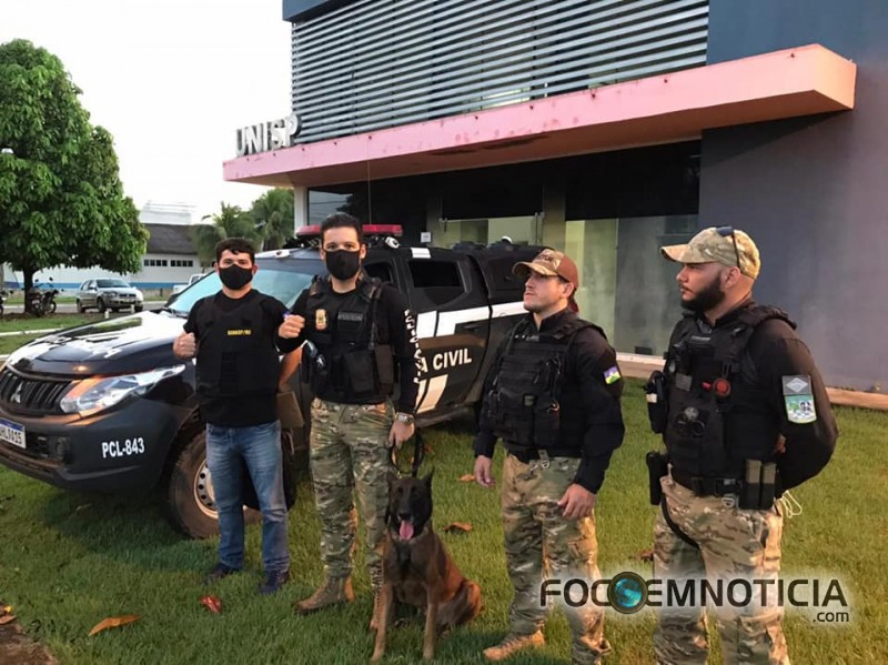 POL&Iacute;CIA CIVIL DE ARIQUEMES FAZ OPERA&Ccedil;&Atilde;O E PRENDE DOIS TRAFICANTES DE DROGAS SINT&Eacute;TICAS