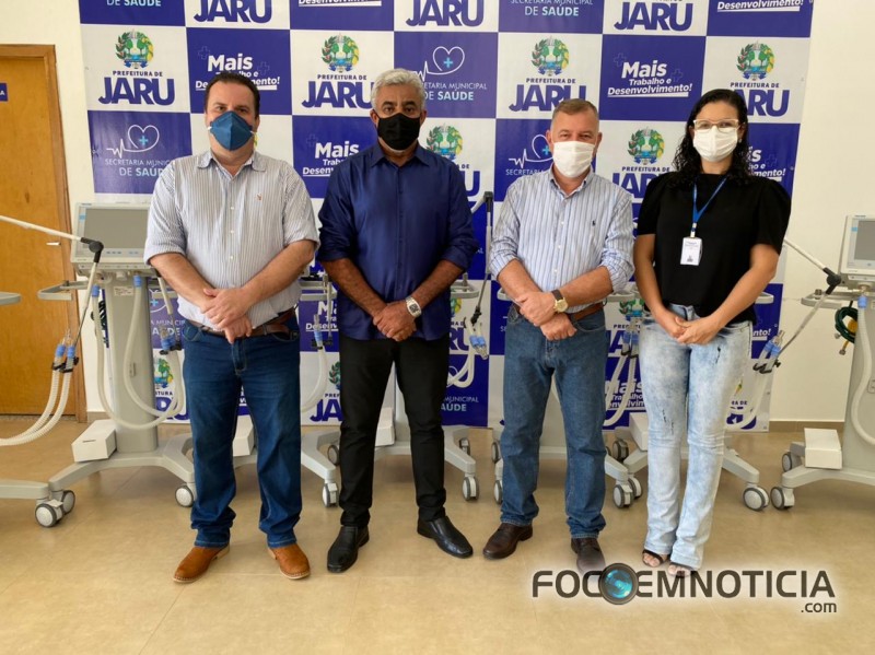 HOSPITAL DE JARU RECEBE 10 NOVOS RESPIRADORES PARA AJUDAR NO COMBATE AO CORONAV&Iacute;RUS