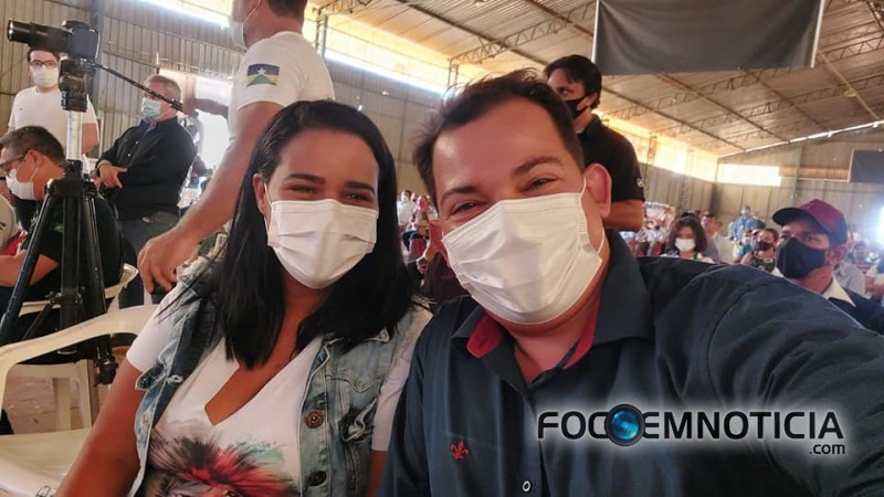 VEREADORA SIMONE MACEDO PARTICIPA DO LAN&Ccedil;AMENTO DO PROGRAMA "AGROLEITE" EM MACHADINHO DO OESTE