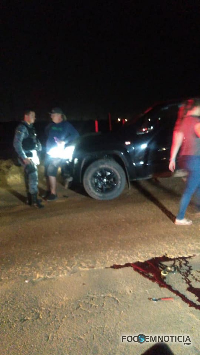 TRABALHADOR &Eacute; ATROPELADO E MORRE NA RO - 257 PR&Oacute;XIMO A ARIQUEMES, ATEN&Ccedil;&Atilde;O IMAGENS DE ALTO IMPACTO