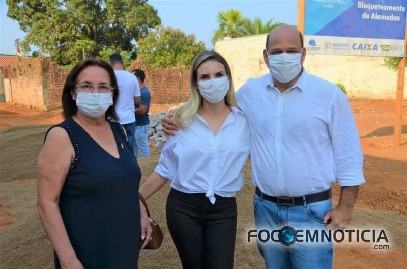 AP&Oacute;S 40 ANOS DE ESPERA COME&Ccedil;AM AS OBRAS DE BLOQUETEAMENTOS NAS ALAMEDAS EM ARIQUEMES