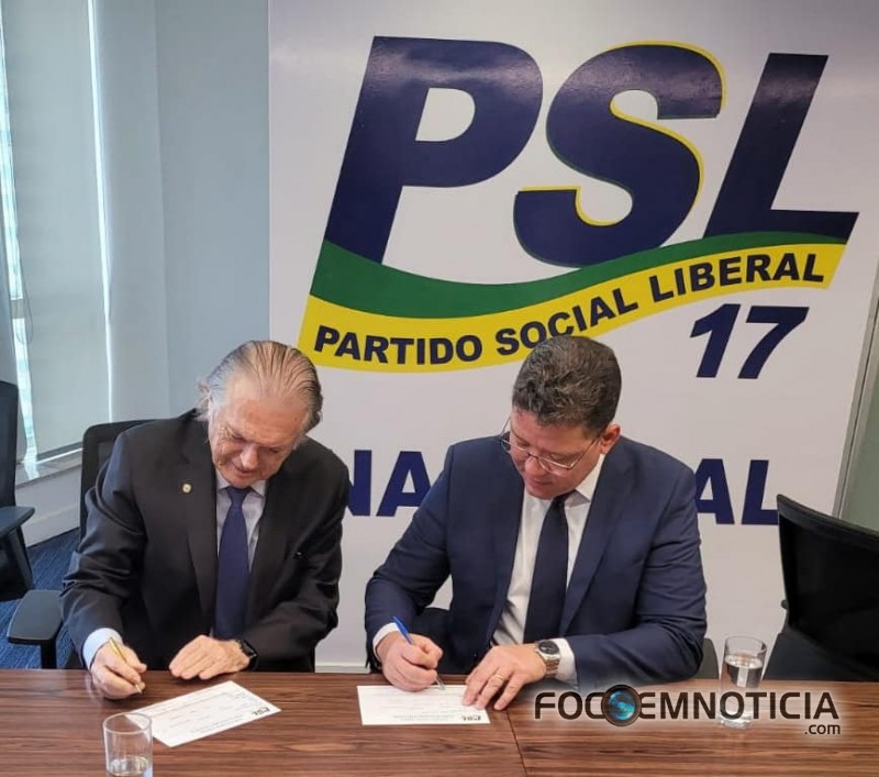 MARCOS ROCHA RETORNA AO PSL, ASSUME PARTIDO E SER&Aacute; O CANDIDATO A REELEI&Ccedil;&Atilde;O