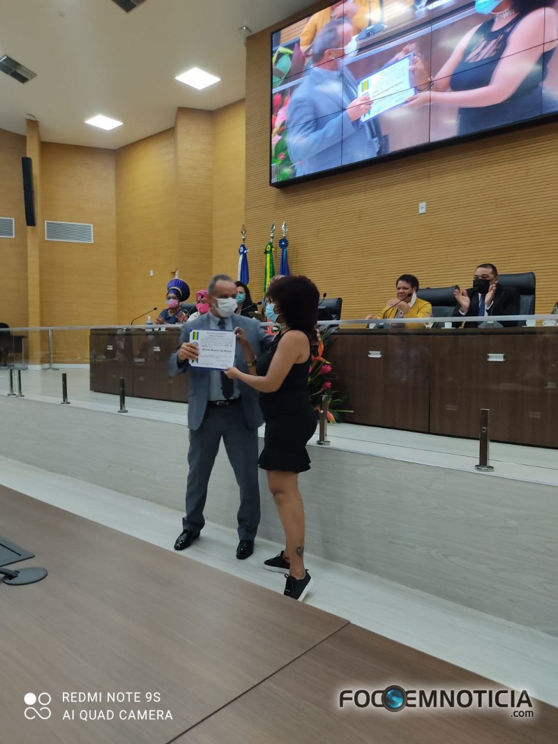 "NEGRA MARI" DE ARIQUEMES &Eacute; UMA DAS HOMENAGEADAS EM SESS&Atilde;O SOLENE NA ASSEMBLEIA LEGISLATIVA