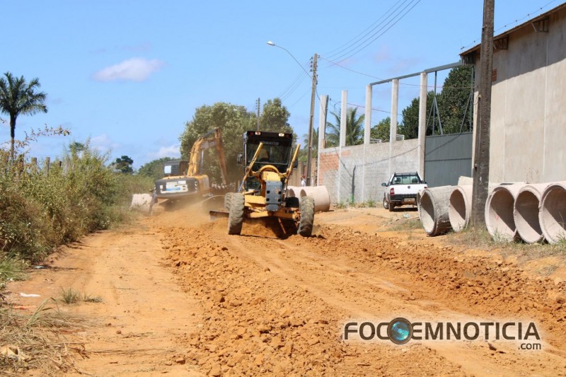 PREFEITURA COME&Ccedil;A AS OBRAS NO POLO EM ARIQUEMES, SER&Atilde;O MAIS DE 2 MILH&Otilde;ES DE "RP" E 6 KM DE ASFALTO