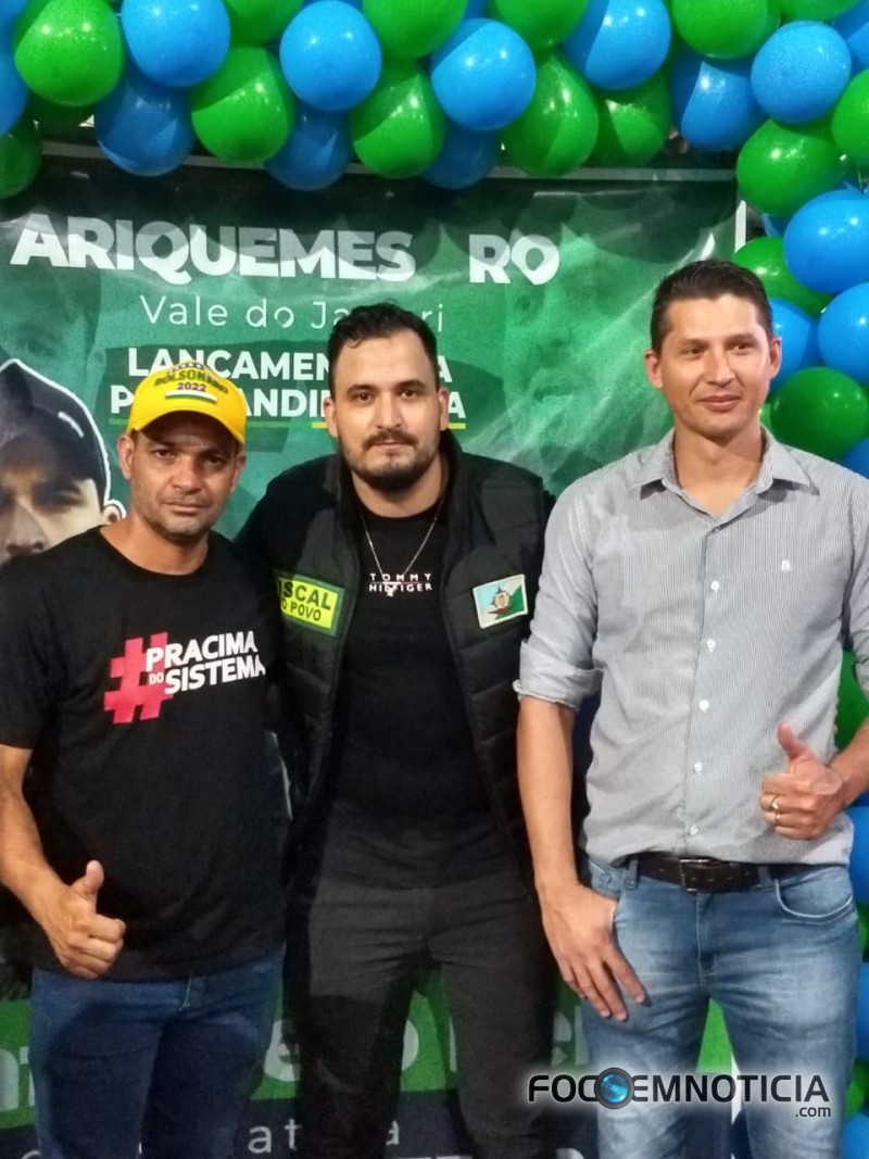 EVENTO EM ARIQUEMES MARCA LAN&Ccedil;AMENTO DA PR&Eacute; - CANDIDATURA DE "RAFAEL &Eacute; O FERA" PARA DEPUTADO FEDERAL