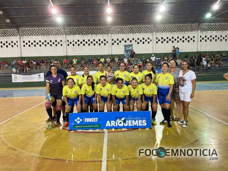 "TALISM&Atilde;" VENCE O 3&ordm; CAMPEONATO FEMININO DE FUTSAL EM ARIQUEMES