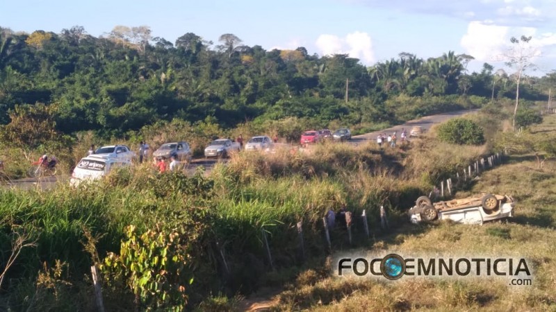 ACIDENTE NA RO - 459 PR&Oacute;XIMO A ALTO PARA&Iacute;SO DEIXA UM  MORTO E CINCO FERIDOS, FOTOS E V&Iacute;DEOS
