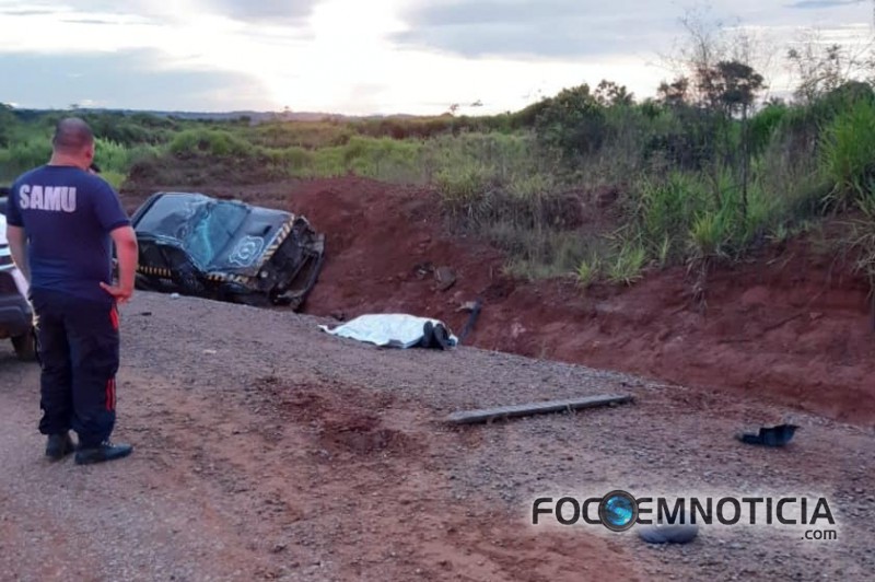 ACIDENTE NA ESTRADA QUE DA ACESSO AO GARIMPO DE BOM FUTURO TIRA A VIDA DE VIGILANTE