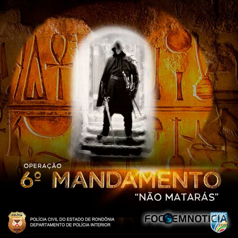 PC DEFLAGRA OPERA&Ccedil;&Atilde;O "6&ordm; MANDAMENTO" EM ALTO PARA&Iacute;SO E BOM FUTURO, SEIS PESSOAS J&Aacute; FORAM PRESAS
