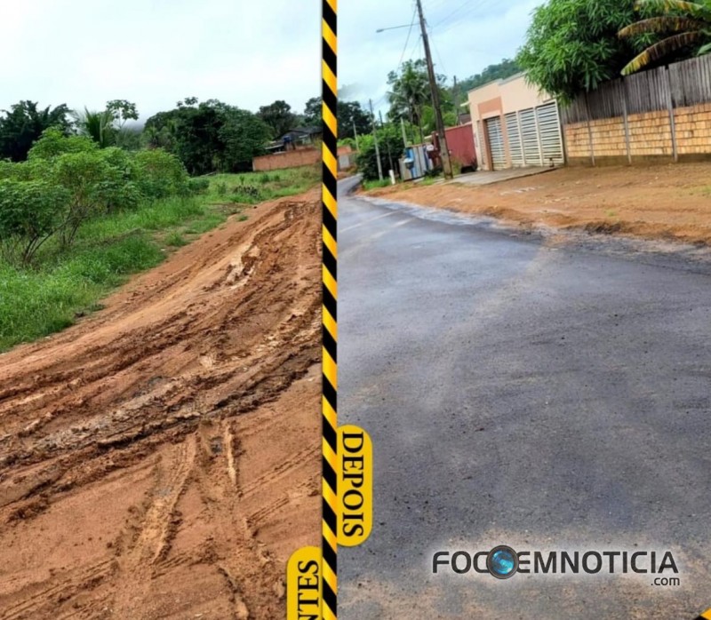 MARECHAL RONDON RECEBE INVESTIMENTOS DA PREFEITURA EM ARIQUEMES, OBRA FOI FEITA COM RECURSO PR&Oacute;PRIO