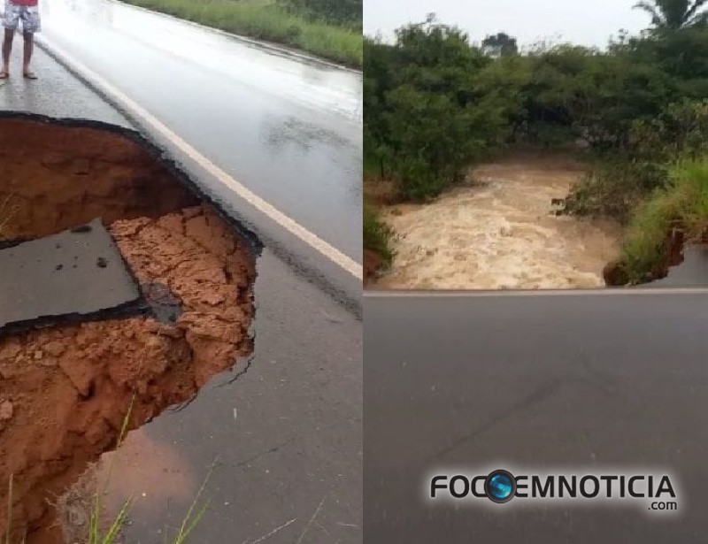 CHUVAS DANIFICAM BR - 364 E PRF INTERDITA RODOVIA PR&Oacute;XIMO A EXTREMA, N&Atilde;O TEM PREVIS&Atilde;O DE LIBERA&Ccedil;&Atilde;O