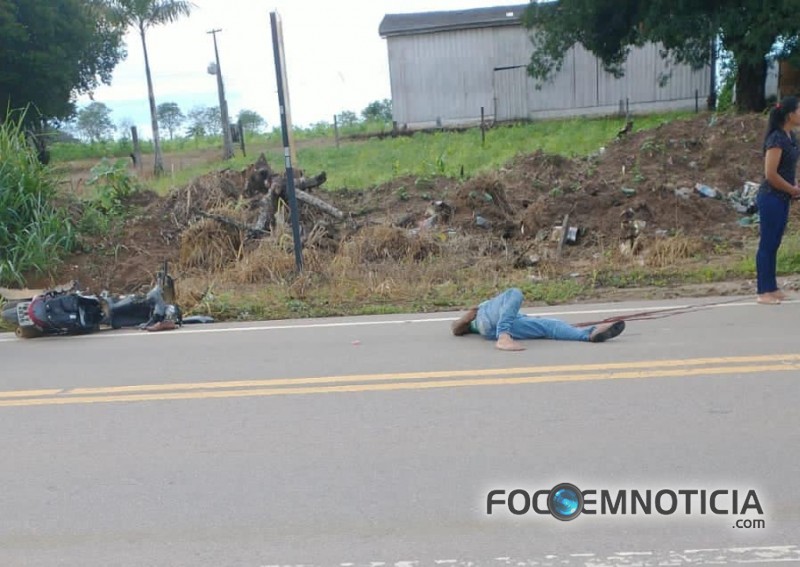 ACIDENTE NA BR - 421 ENTRE MOTO E HILUX TIRA A VIDA DE SERVIDOR P&Uacute;BLICO