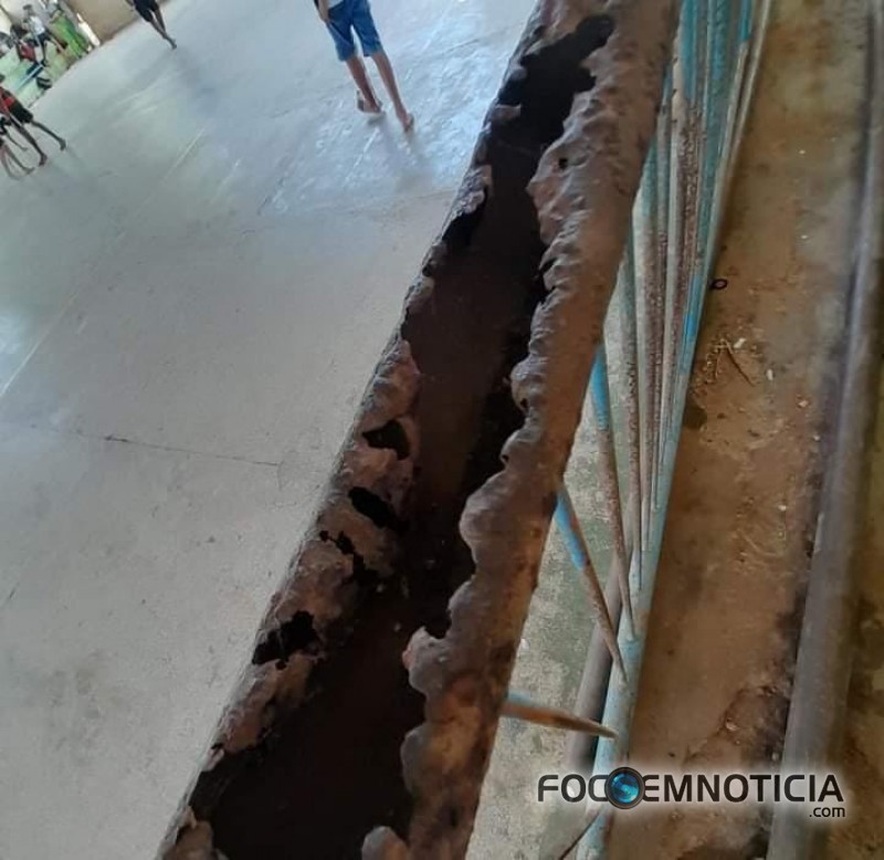 DESCASO: ABANDONO TOMA CONTA DA QUADRA DA ESCOLA PL&Aacute;CIDO DE CASTRO