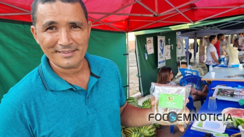 AGRICULTURA FAMILIAR RECEBE INCENTIVOS, AGRICULTOR BATE RECORDE NA PRODU&Ccedil;&Atilde;O DE MELANCIA EM THEOBROMA