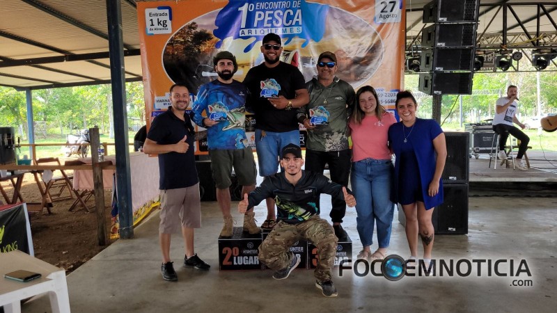 FUNCET PARTICIPA DO 1&ordm; ENCONTRO DE PESCA EM ARIQUEMES, 180 QUILOS DE ALIMENTOS FORAM ARRECADADOS