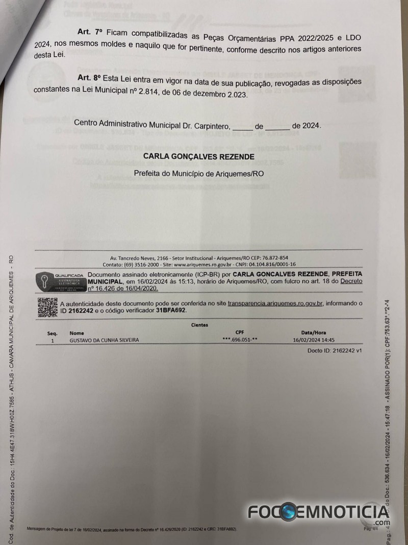ARIQUEMES: VEREADORES APROVAM EMPRESTIMO DE 40 MILH&Otilde;ES SEM SABER ONDE, COM QU&Ecirc; E COMO SER&Atilde;O GASTOS