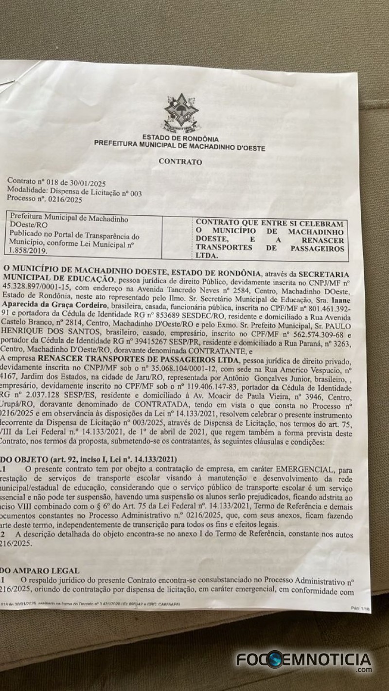 &Ocirc;NIBUS VELHOS, CONTRATO DE 24 MILH&Otilde;ES DE REAIS, PAIS DE ALUNOS PEDEM SOCORRO EM MACHADINHO