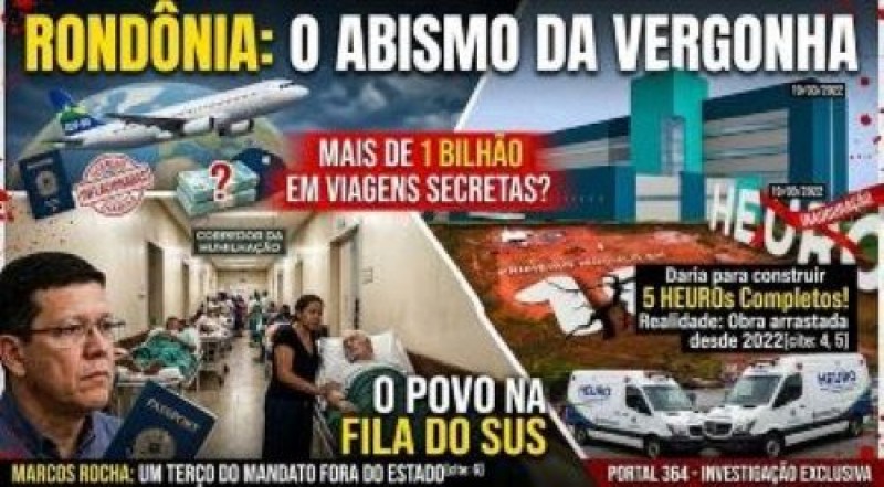GOVERNADOR PASSA MAIS DE 227 DIAS EM VIAGENS INTERNACIONAIS, CUSTOS PASSAM DE 01 BILH&Atilde;O DE REAIS